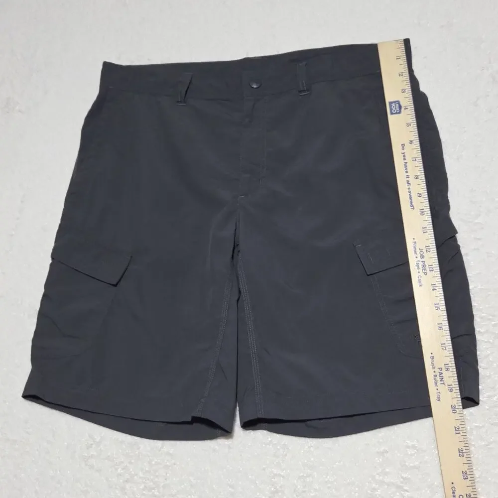 The North Face Mens Hiking Ripstop Cargo Shorts Size 36 x‎ 10 Dark Gray Outdoor